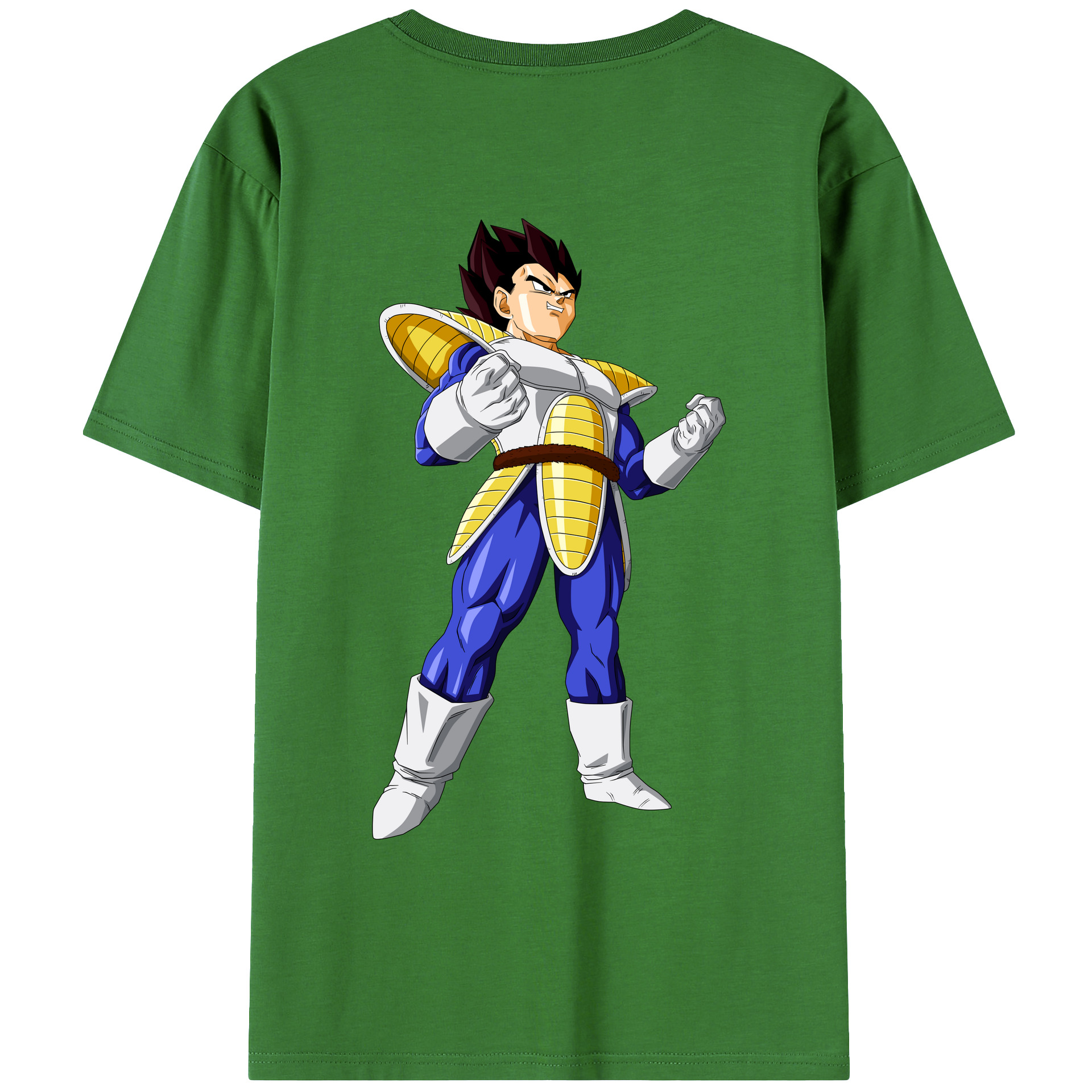 （画像用） ドラゴンボール ベジータ四世（Bejīta Yonsei）DRAGON BALL Vegeta IV レディース半袖Tシャツ(バックプリント)